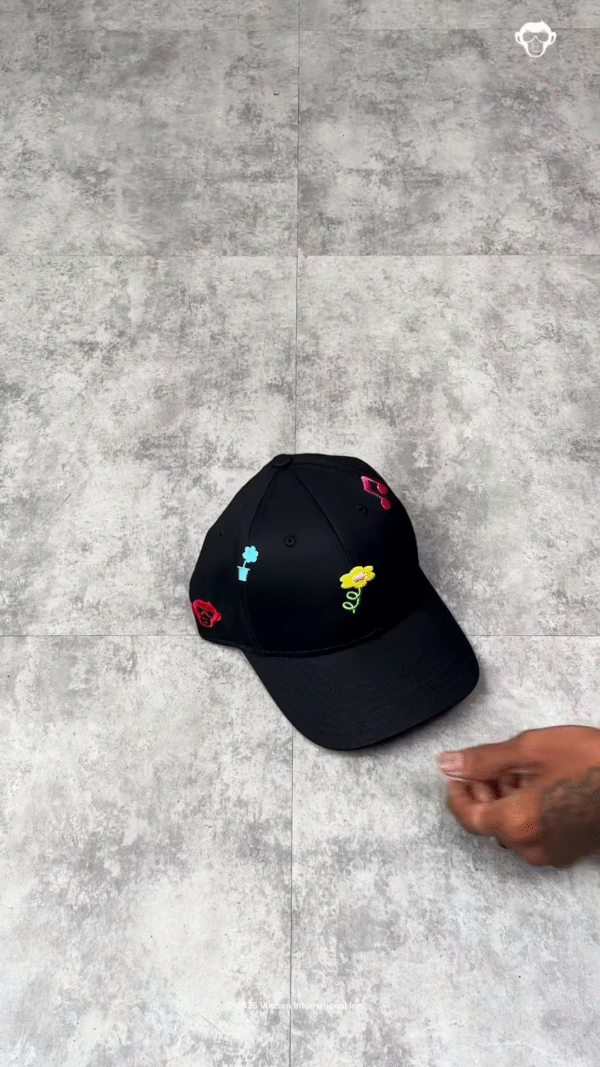 Two-Tone Baseball Cap with Bold Front Embroidery - Image 4