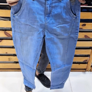 Men’s Panel-Stitched Tapered Denim – Street-Ready Vibes 👖
