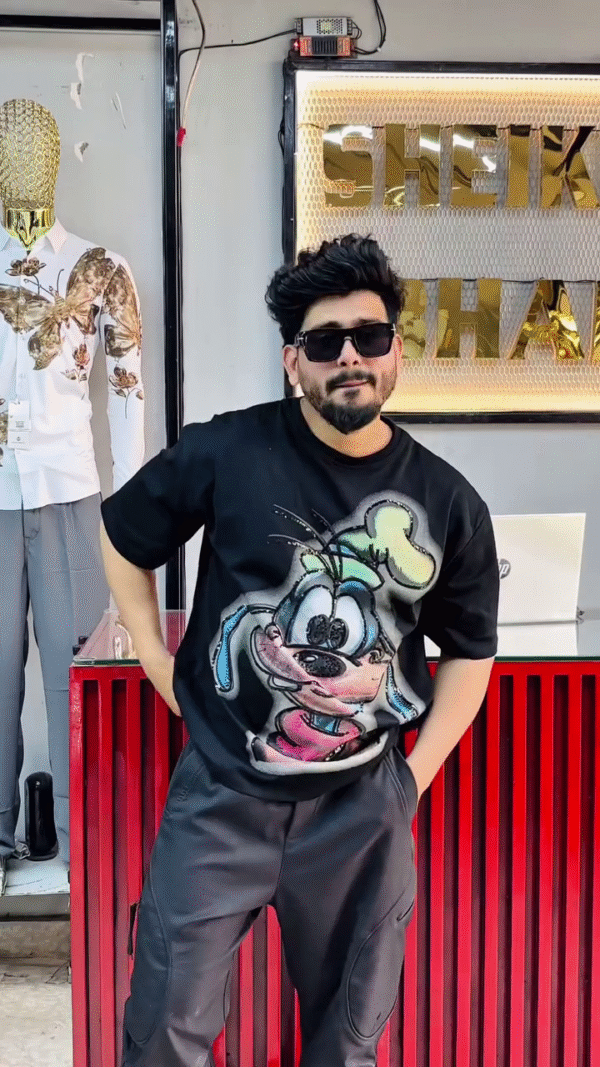 Goofy Vibes Oversized Cartoon Tee – Streetwear Edition - Image 7