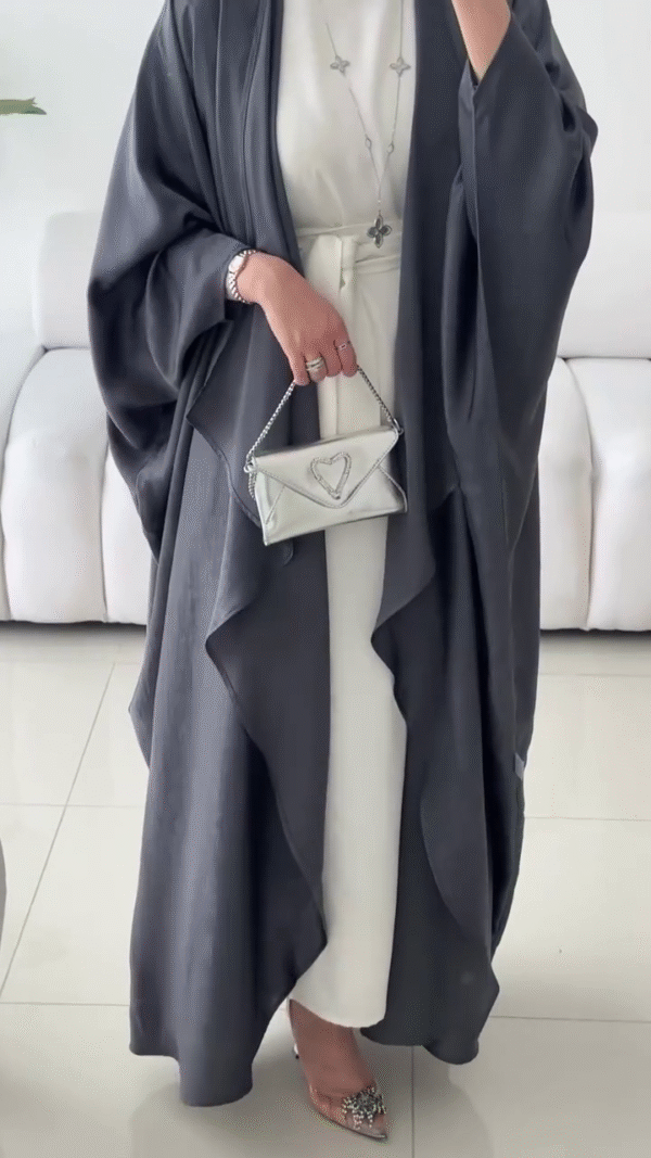 🖤 Moonstone Noir Abaya - Image 2