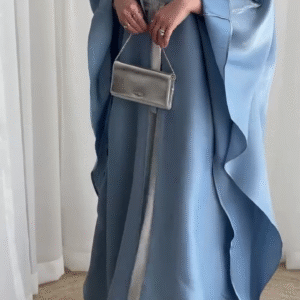 💠 Ocean Whisper Flow Abaya