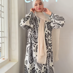 Soft Grace Pleated Abaya