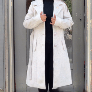 π Luna Crest: Structured Overcoat & Monochrome Base Set