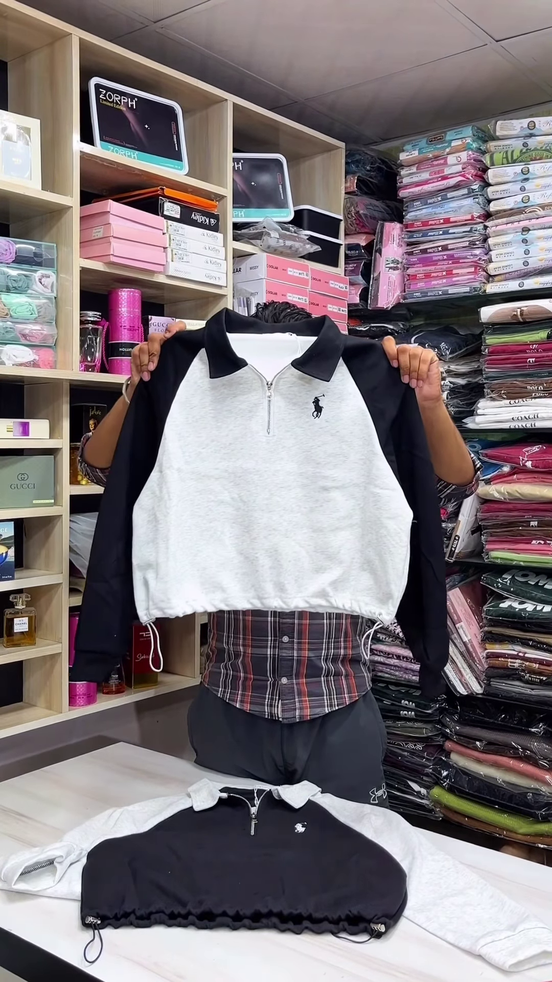 π Split Tone: Half-Zip Pullover Collection - Image 3