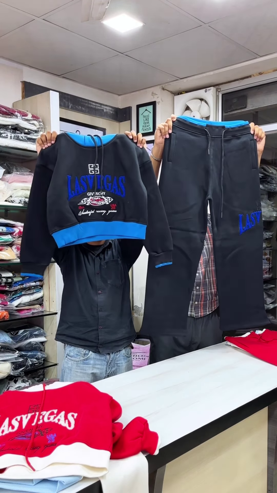 π₯ Stylish White & Red Tracksuit Set β Perfect Blend of Comfort & Fashion β€οΈπ - Image 3