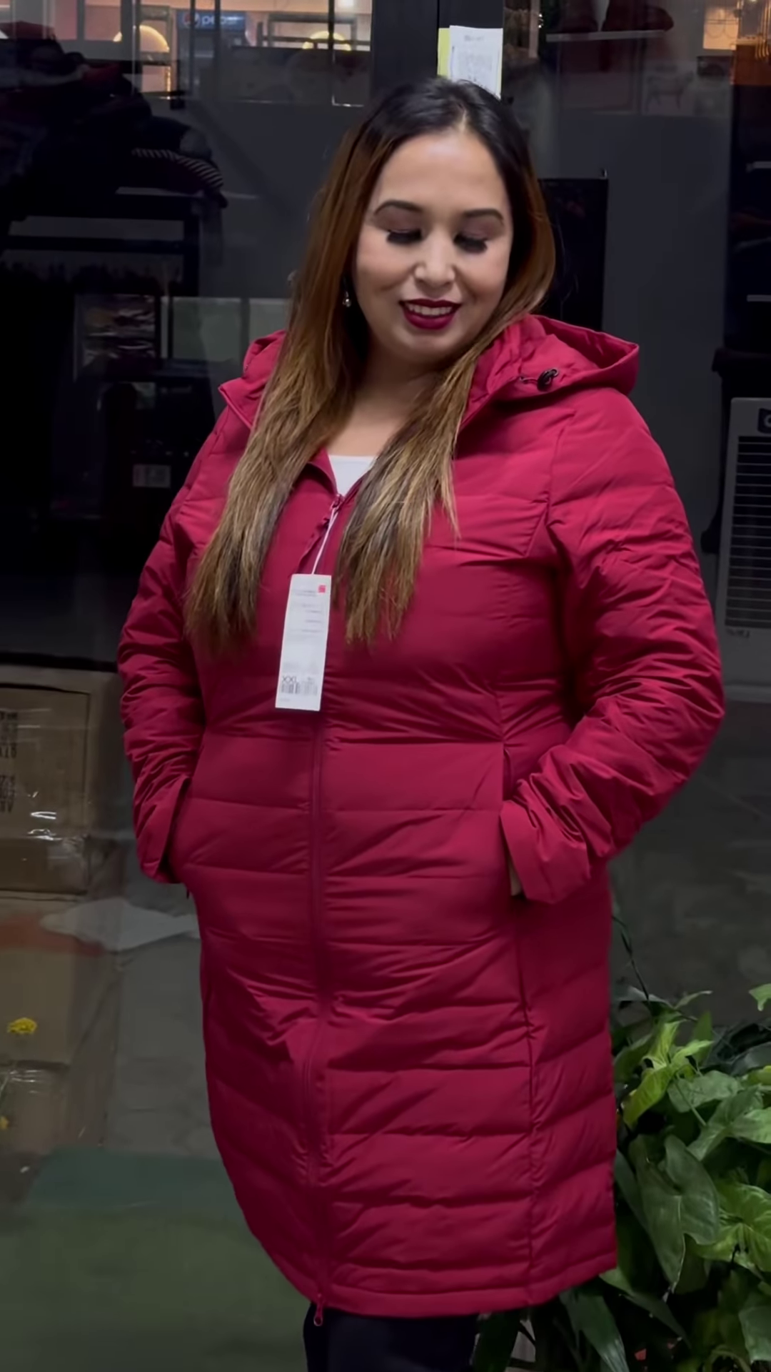 βοΈ Winter Luxe Puffer Coat β Gray, Red, Yellow & Black Edition π€β€οΈππ«οΈ - Image 6