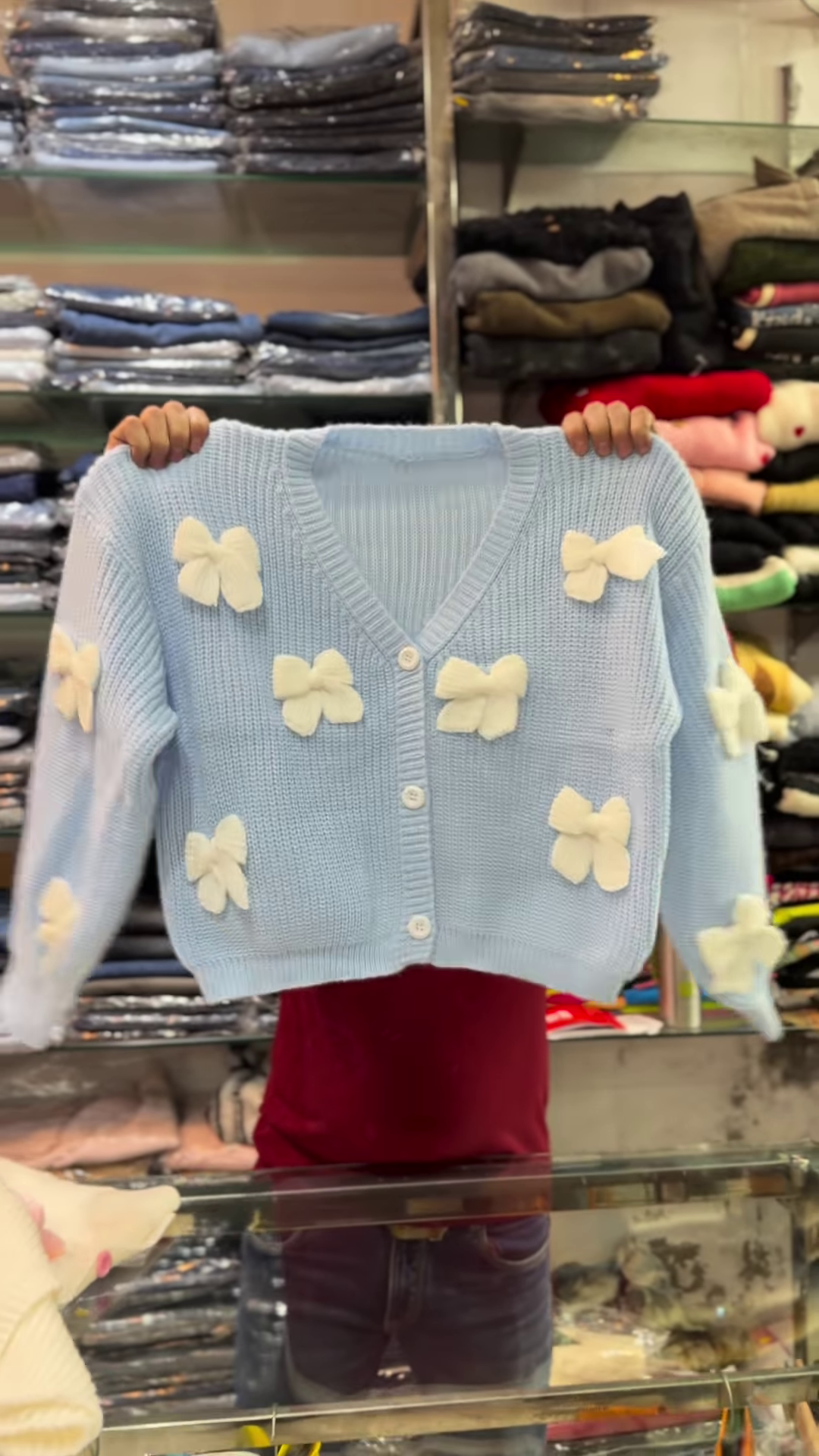 Candy Bow Chunky Knit Cardigan Collection πβ¨ - Image 3