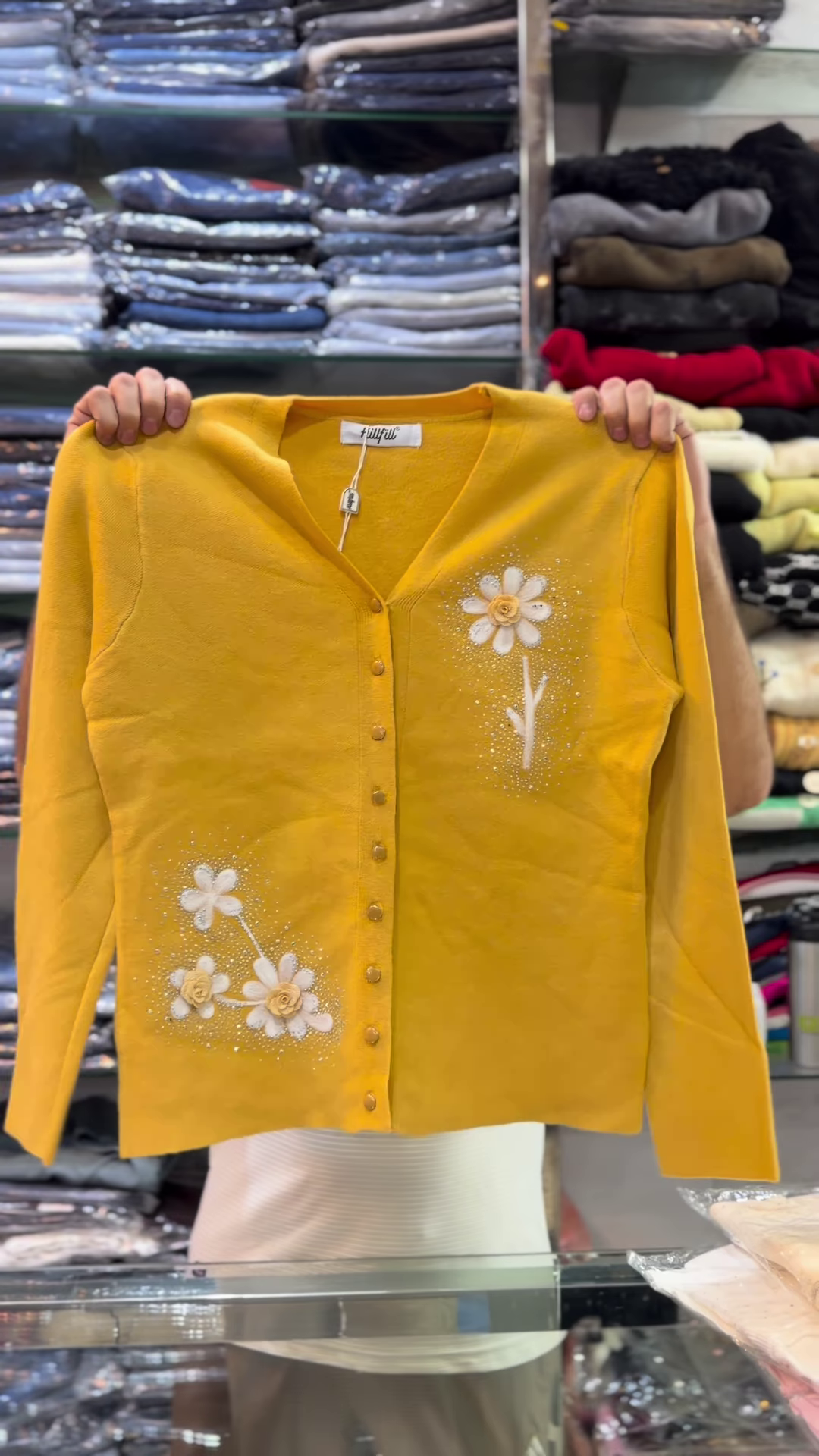 Blooming Daisy Sparkle Knit Cardigan Collection 🌼✨